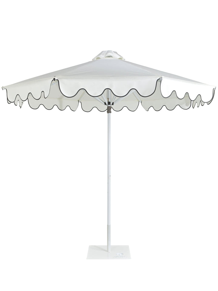 The Balmoral - White With Trim - originalparasolcompany